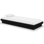 Estructura de cama madera maciza individual negra 75x190 cm de vidaXL, Camas y somieres - Ref: Foro24-819936, Precio: 117,62 ...
