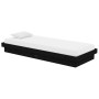 Estructura de cama madera maciza individual negra 75x190 cm de vidaXL, Camas y somieres - Ref: Foro24-819936, Precio: 117,62 ...