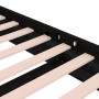 Estructura de cama madera maciza individual negra 75x190 cm de vidaXL, Camas y somieres - Ref: Foro24-819936, Precio: 117,62 ...