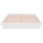 Estructura de cama doble pequeña madera maciza blanca 120x190cm de vidaXL, Camas y somieres - Ref: Foro24-819943, Precio: 161...