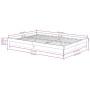 Estructura de cama doble pequeña madera maciza blanca 120x190cm de vidaXL, Camas y somieres - Ref: Foro24-819943, Precio: 161...