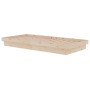 Estructura de cama madera maciza 90x190 cm de vidaXL, Camas y somieres - Ref: Foro24-819937, Precio: 127,88 €, Descuento: %