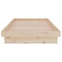 Estructura de cama madera maciza 90x190 cm de vidaXL, Camas y somieres - Ref: Foro24-819937, Precio: 127,88 €, Descuento: %