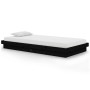 Estructura de cama madera maciza negra 100x200 cm de vidaXL, Camas y somieres - Ref: Foro24-819901, Precio: 135,60 €, Descuen...