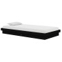 Estructura de cama madera maciza negra 100x200 cm de vidaXL, Camas y somieres - Ref: Foro24-819901, Precio: 135,60 €, Descuen...
