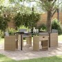 Conjunto de Comedor de Jardín 5 pcs Beige ratán sintético en Sillas de jardín | Comprar online en Foru.es