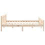 Estructura de cama madera maciza 120x190 cm de vidaXL, Camas y somieres - Ref: Foro24-810649, Precio: 105,06 €, Descuento: %