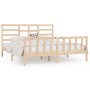 Estructura de cama de madera maciza de pino 200x200 cm de vidaXL, Camas y somieres - Ref: Foro24-3107633, Precio: 142,95 €, D...