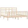 Estructura de cama de madera maciza de pino 200x200 cm de vidaXL, Camas y somieres - Ref: Foro24-3107633, Precio: 142,95 €, D...