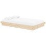 Estructura de cama madera maciza 120x200 cm de vidaXL, Camas y somieres - Ref: Foro24-819902, Precio: 115,66 €, Descuento: %