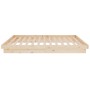 Estructura de cama madera maciza 120x200 cm de vidaXL, Camas y somieres - Ref: Foro24-819902, Precio: 115,66 €, Descuento: %