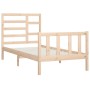 Estructura de cama madera maciza de pino 90x200 cm de vidaXL, Camas y somieres - Ref: Foro24-3107598, Precio: 90,36 €, Descue...