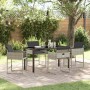 Conjunto de Comedor de Jardín 5 pcs Gris Claro ratán sintético en Sillas de jardín | Comprar online en Foru.es