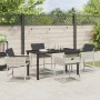 Conjunto de Comedor de Jardín 5 pcs Gris Claro ratán sintético en Sillas de jardín | Comprar online en Foru.es