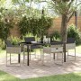 Conjunto de Comedor de Jardín 5 pcs Gris Claro ratán sintético en Sillas de jardín | Comprar online en Foru.es