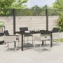 Conjunto de Comedor de Jardín 5 pcs Gris Claro ratán sintético en Sillas de jardín | Comprar online en Foru.es
