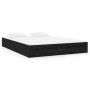 Estructura de cama madera maciza negra 120x190 cm de vidaXL, Camas y somieres - Ref: Foro24-820076, Precio: 132,00 €, Descuen...