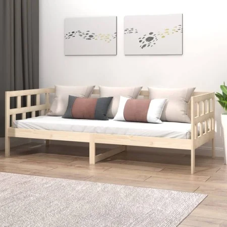 Sofá cama madera maciza de pino 80x200 cm de vidaXL, Camas y somieres - Ref: Foro24-820212, Precio: 117,78 €, Descuento: %