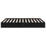 Estructura de cama madera maciza negra 120x190 cm de vidaXL, Camas y somieres - Ref: Foro24-820076, Precio: 132,00 €, Descuen...