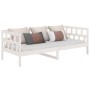 Sofá cama madera maciza de pino blanco 90x190 cm de vidaXL, Camas y somieres - Ref: Foro24-820218, Precio: 143,77 €, Descuent...