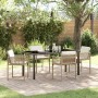 Conjunto de Comedor de Jardín 5 pcs Beige ratán sintético en Sillas de jardín | Comprar online en Foru.es
