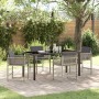 Conjunto de Comedor de Jardín 5 pcs Gris Claro ratán sintético en Sillas de jardín | Comprar online en Foru.es