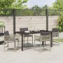 Conjunto de Comedor de Jardín 5 pcs Gris Claro ratán sintético en Sillas de jardín | Comprar online en Foru.es