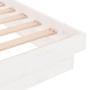 Estructura de cama madera maciza blanca 200x200 cm de vidaXL, Camas y somieres - Ref: Foro24-819928, Precio: 200,90 €, Descue...