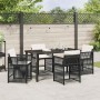 Conjunto de Comedor de Jardín 5 pcs Negro ratán sintético en Sillas de jardín | Comprar online en Foru.es