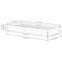 Estructura de cama madera maciza individual blanco 75x190 cm de vidaXL, Camas y somieres - Ref: Foro24-819933, Precio: 87,94 ...