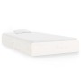 Estructura de cama madera maciza blanca 90x200 cm de vidaXL, Camas y somieres - Ref: Foro24-820058, Precio: 94,17 €, Descuent...