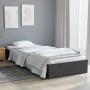 Estructura de cama individual madera maciza gris 75x190 cm de vidaXL, Camas y somieres - Ref: Foro24-820064, Precio: 96,22 €,...