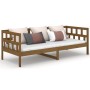 Sofá cama madera maciza de pino marrón miel 80x200 cm de vidaXL, Camas y somieres - Ref: Foro24-820215, Precio: 112,72 €, Des...