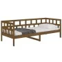 Sofá cama madera maciza de pino marrón miel 80x200 cm de vidaXL, Camas y somieres - Ref: Foro24-820215, Precio: 111,19 €, Des...