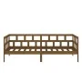 Sofá cama madera maciza de pino marrón miel 80x200 cm de vidaXL, Camas y somieres - Ref: Foro24-820215, Precio: 111,19 €, Des...