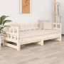 Sofá cama extraíble madera maciza de pino 2x(90x200) cm de vidaXL, Camas y somieres - Ref: Foro24-820222, Precio: 209,84 €, D...