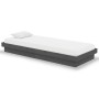 Estructura de cama individual madera maciza gris 75x190 cm de vidaXL, Camas y somieres - Ref: Foro24-819934, Precio: 117,62 €...