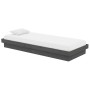 Estructura de cama individual madera maciza gris 75x190 cm de vidaXL, Camas y somieres - Ref: Foro24-819934, Precio: 117,62 €...