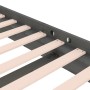 Estructura de cama individual madera maciza gris 75x190 cm de vidaXL, Camas y somieres - Ref: Foro24-819934, Precio: 117,62 €...