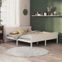 Estructura de cama madera maciza de pino 200x200 cm de vidaXL, Camas y somieres - Ref: Foro24-322187, Precio: 203,16 €, Descu...
