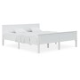 Estructura de cama madera maciza de pino 200x200 cm de vidaXL, Camas y somieres - Ref: Foro24-322187, Precio: 203,16 €, Descu...