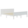 Estructura de cama madera maciza de pino 200x200 cm de vidaXL, Camas y somieres - Ref: Foro24-322187, Precio: 203,16 €, Descu...