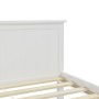 Estructura de cama madera maciza de pino 200x200 cm de vidaXL, Camas y somieres - Ref: Foro24-322187, Precio: 203,16 €, Descu...