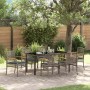 Conjunto de Comedor de Jardín 7 pcs Gris ratán sintético en Sillas de jardín | Comprar online en Foru.es