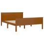 Estructura de cama madera maciza pino marrón miel 160x200 cm de vidaXL, Camas y somieres - Ref: Foro24-322192, Precio: 133,67...