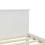 Solid white pine wood bed frame 160x200 cm by vidaXL, Beds and slatted bases - Ref: Foro24-322185, Price: 208,37 €, Discount: %