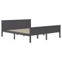 Estructura de cama madera maciza de pino gris 180x200 cm de vidaXL, Camas y somieres - Ref: Foro24-322207, Precio: 193,16 €, ...