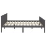 Estructura de cama madera maciza de pino gris 180x200 cm de vidaXL, Camas y somieres - Ref: Foro24-322207, Precio: 193,16 €, ...