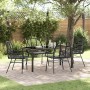 Conjunto de Comedor de Jardín 5 pcs Negro ratán sintético en Sillas de jardín | Comprar online en Foru.es