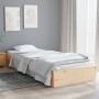 Estructura de cama madera maciza 75x190 cm de vidaXL, Camas y somieres - Ref: Foro24-820062, Precio: 74,95 €, Descuento: %